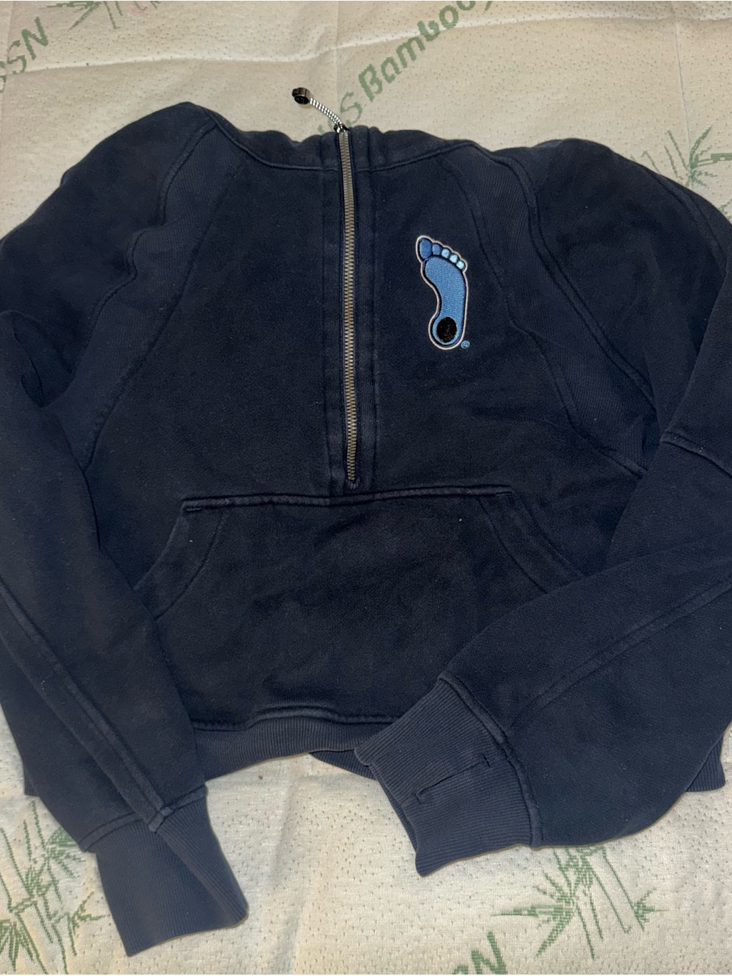 Lululemon X Unc Oversized Scuba Crop Half Zip